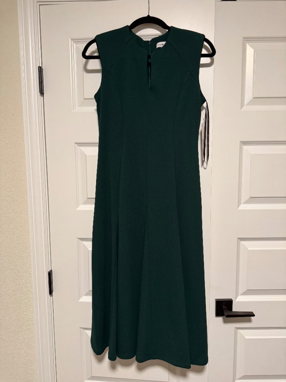 Calvin Klein Cocktain Midi Dress, Green, Brand New with Tags, Size 4